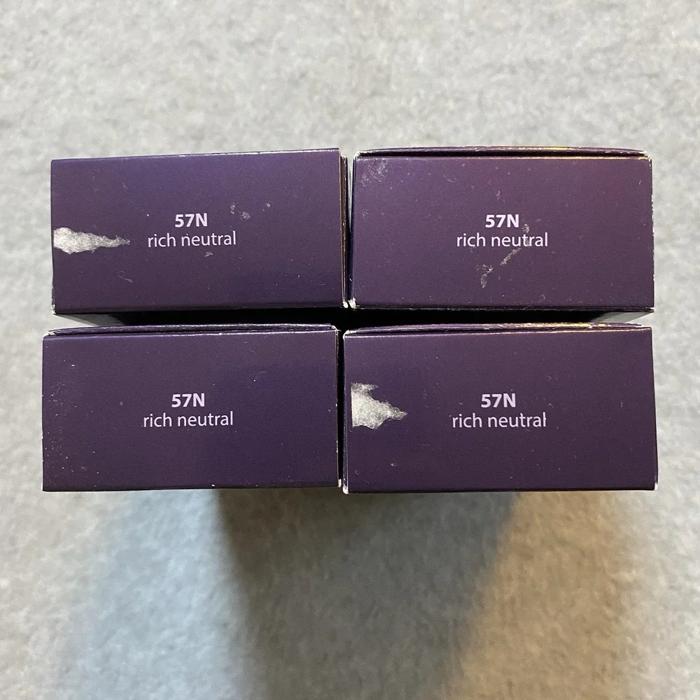 Tarte Amazonian Clay 16-Hr Full Coverage Foundation‎ 57N Rich Neutral LOT OF 4